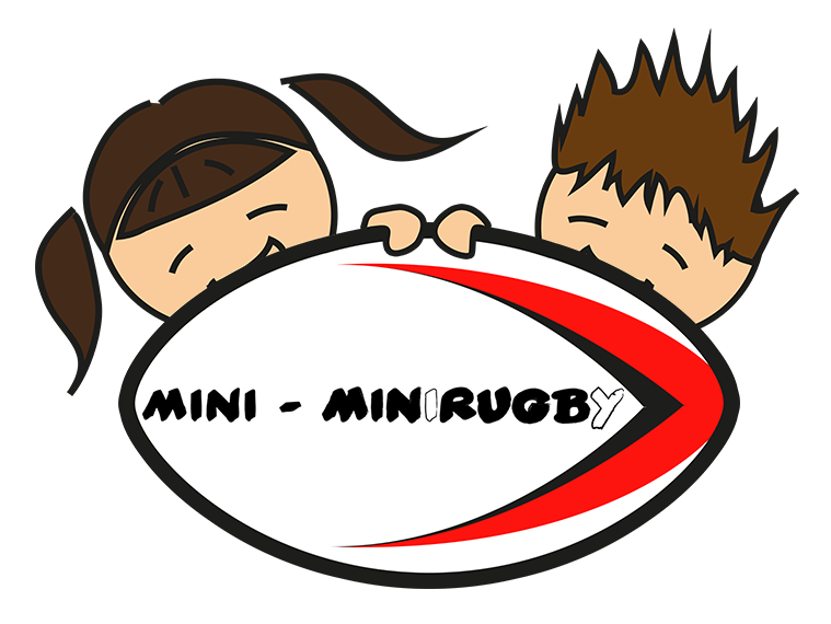 mini minirugby logo bambini scritta